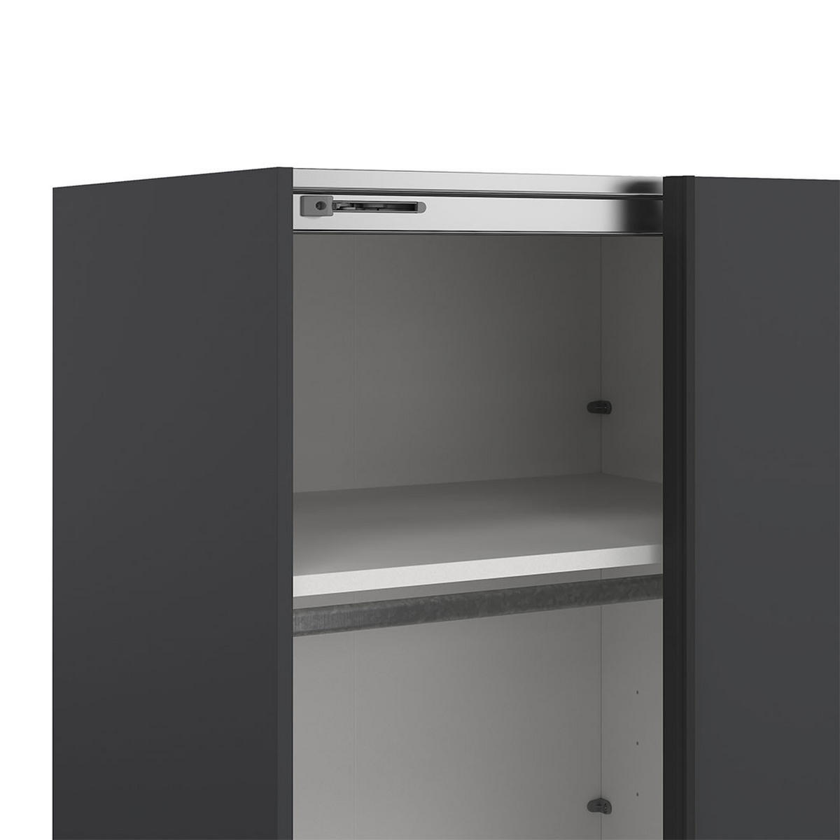 SCHIEBETÜRENSCHRANK, Como, Grau, Holzwerkstoff, 244 x 67 x 221 cm - Grau, Holzwerkstoff (244/221/67cm) - ebuy24