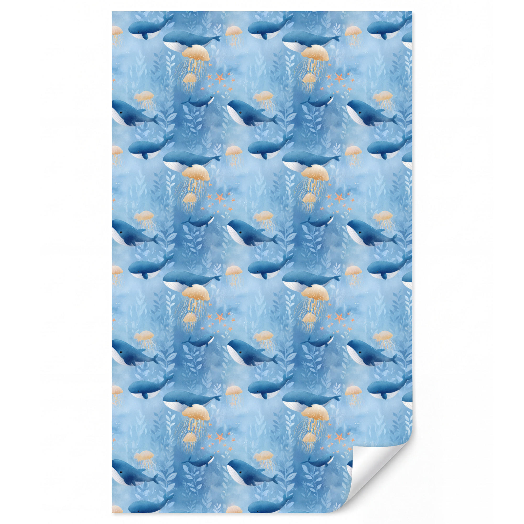 OnlyWow Kindertapete Blau 140x240 cm