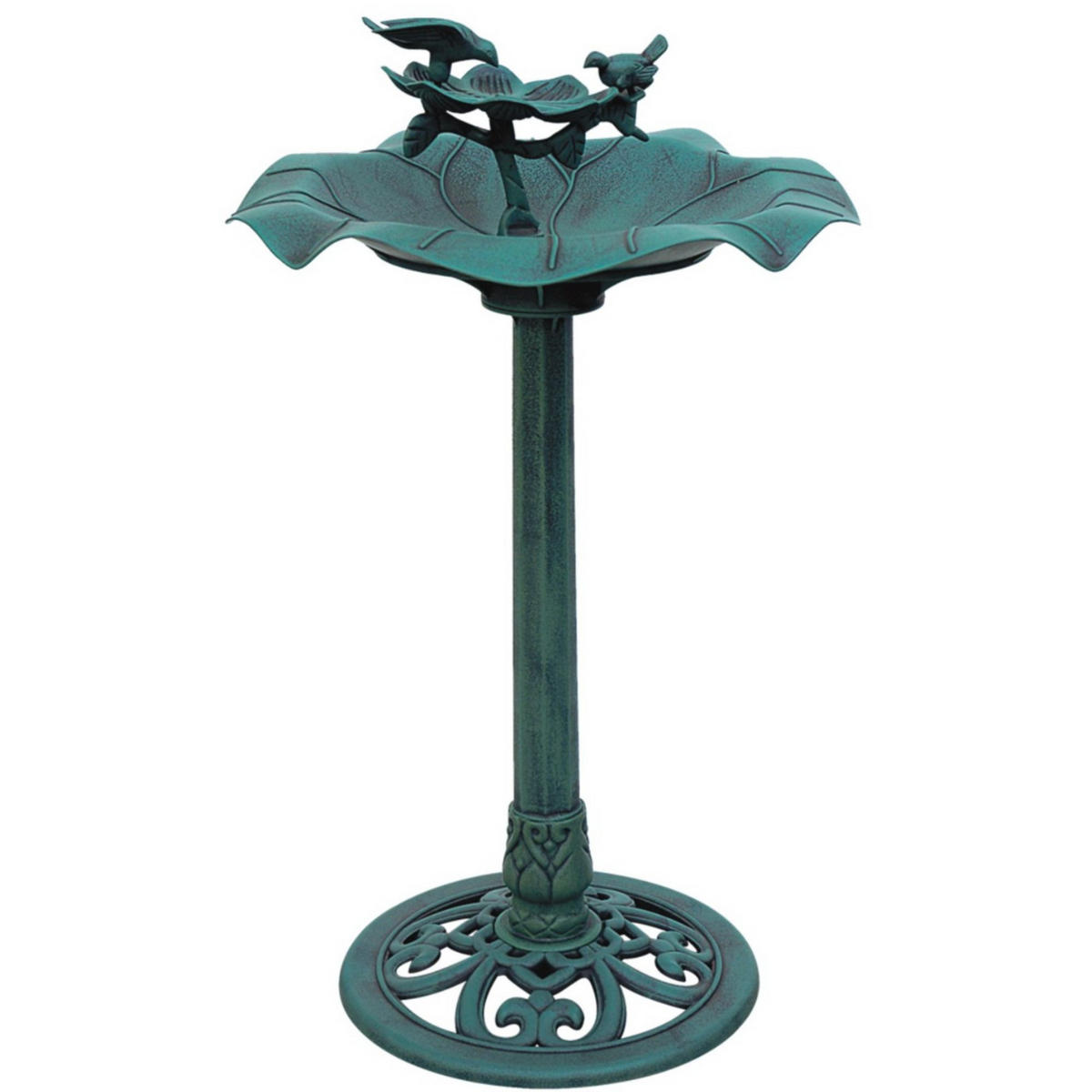 VOGELTRÄNKE Susi Patina-grün 82x50x50cm - Grün, Kunststoff (50/82/50cm) - DELUKE