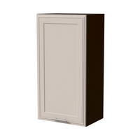 HÄNGESCHRANK Salo W4/50 Lava / Kaschmir Matt 50 / 32,5 / 96cm - Kaschmir/Dunkelgrau, Holz/Holzwerkstoff (50/96/32.5cm) - Feldmann-Wohnen