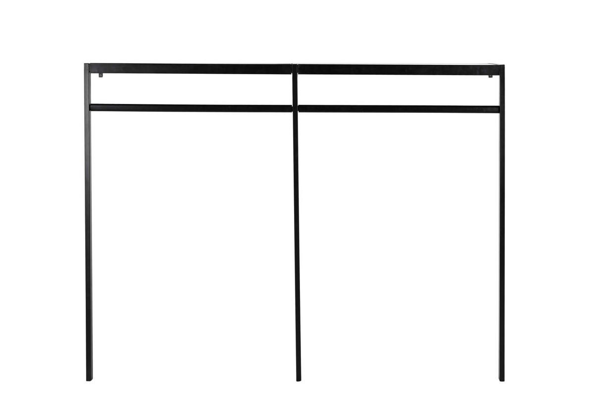 KLEIDERSTÄNDER aus Metall 200cm, schwarz - Schwarz, Metall (40/156/203cm) - Giga Meubel