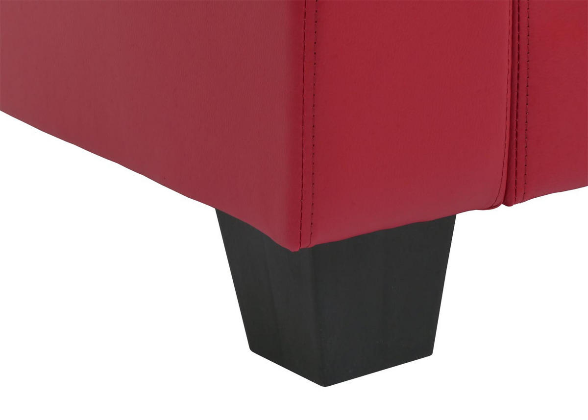SESSEL LOUNGESESSEL Rot - Rot, Leder (86/70/75cm) - MCW