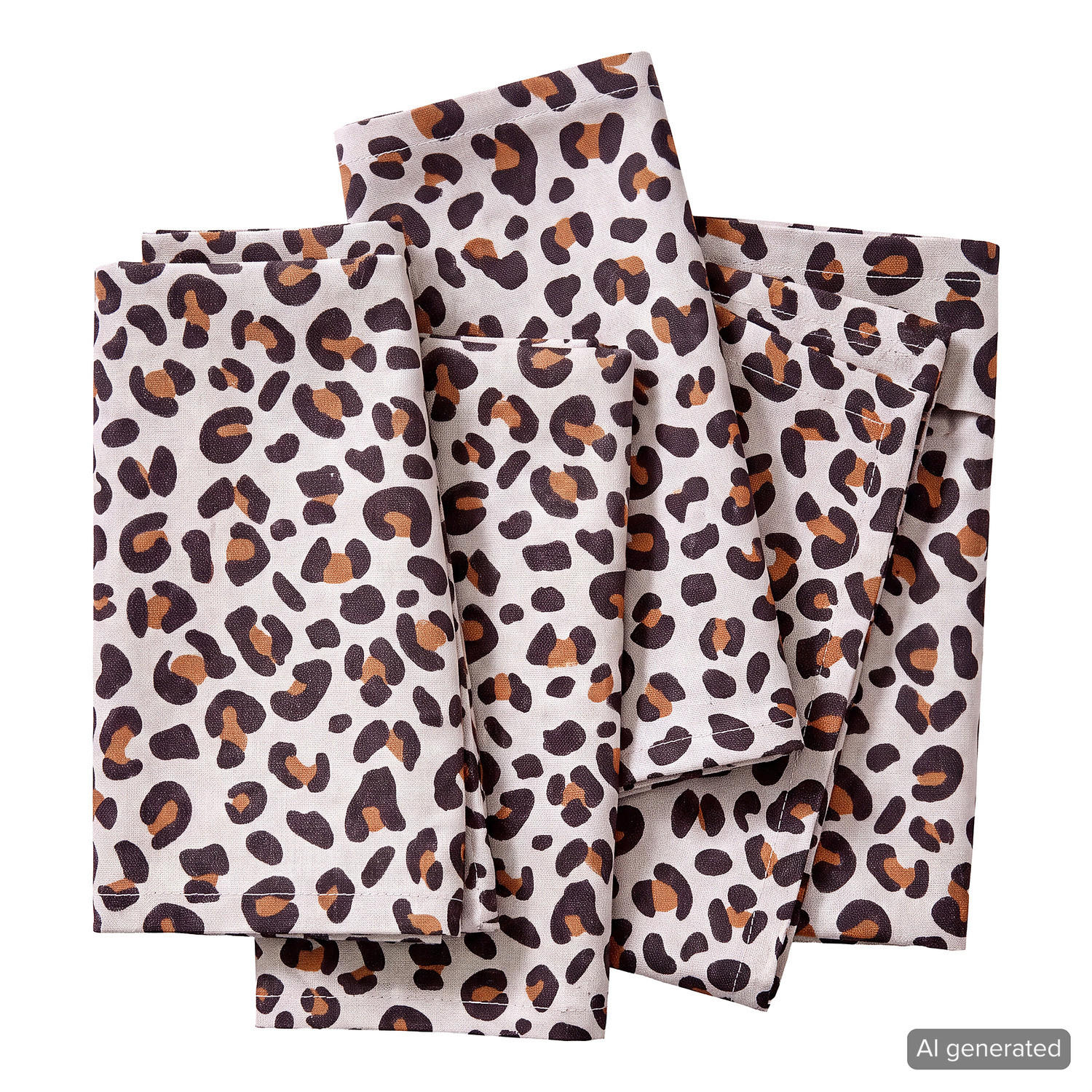 SERVIETTE (4er-Set) Vegas Strip - Beige/Schwarz, Textil (42/42cm) - Butlers