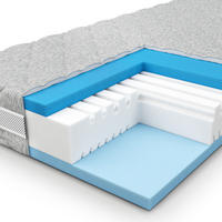 SCHAUMMATRATZE Trifoam - Weiß, Textil (100/200cm) - Mr Mattress
