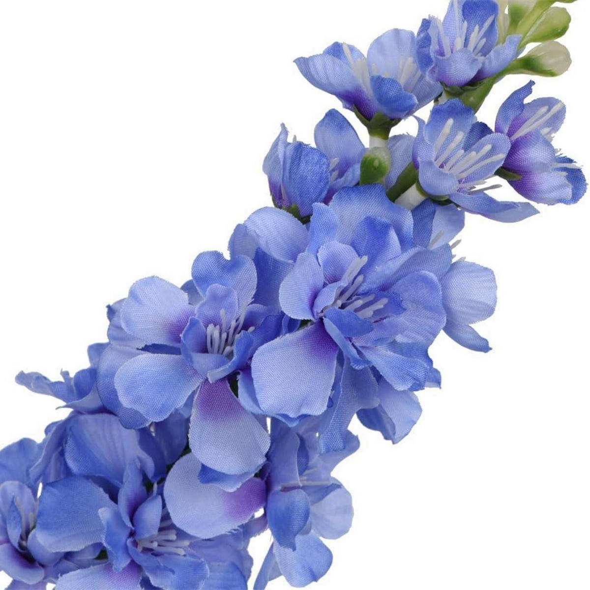 KUNSTBLUMEN Rittersporn 6er-Set 45 cm - Blau, Textil (30cm)