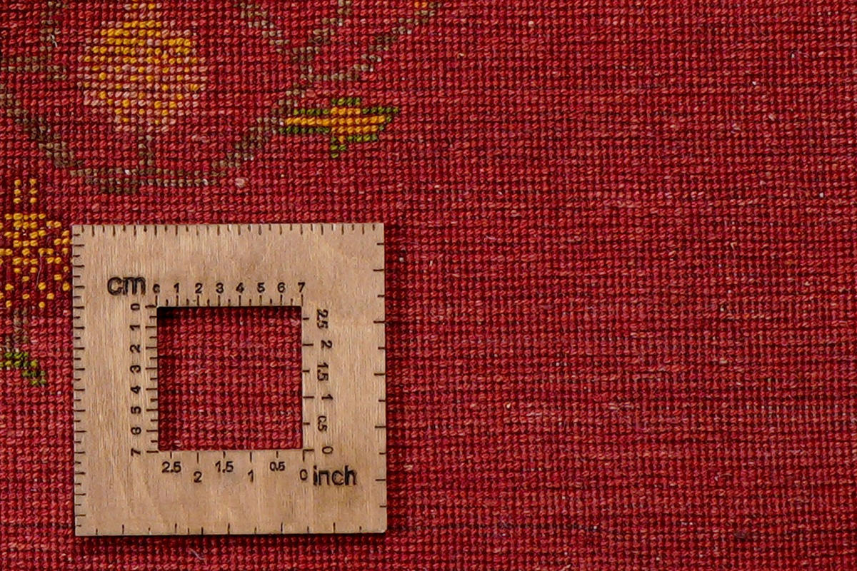 GABBEH-TEPPICH handgeknüpft Rizbaf Rot 200/147 cm Schurwolle - Rot, Textil (147/200cm) - Looma