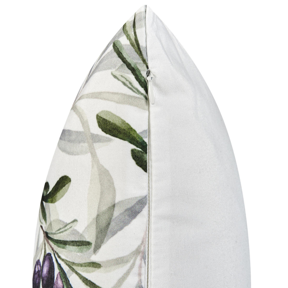 Gartenkissen 2er-Set Bunt 45/45 cm Tranqui - Multicolor/Weiß, Textil (45/12/45cm) - Beliani