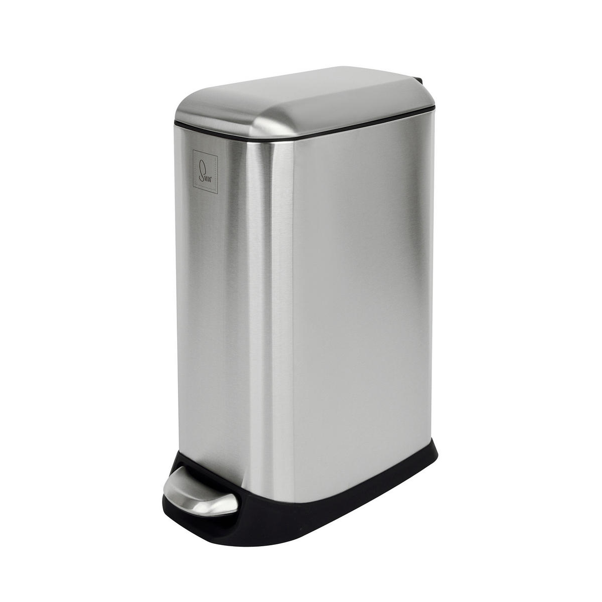 MÜLLEIMER TS12 12L Silber - Silberfarben, Metall (20/47/35cm) - SVITA