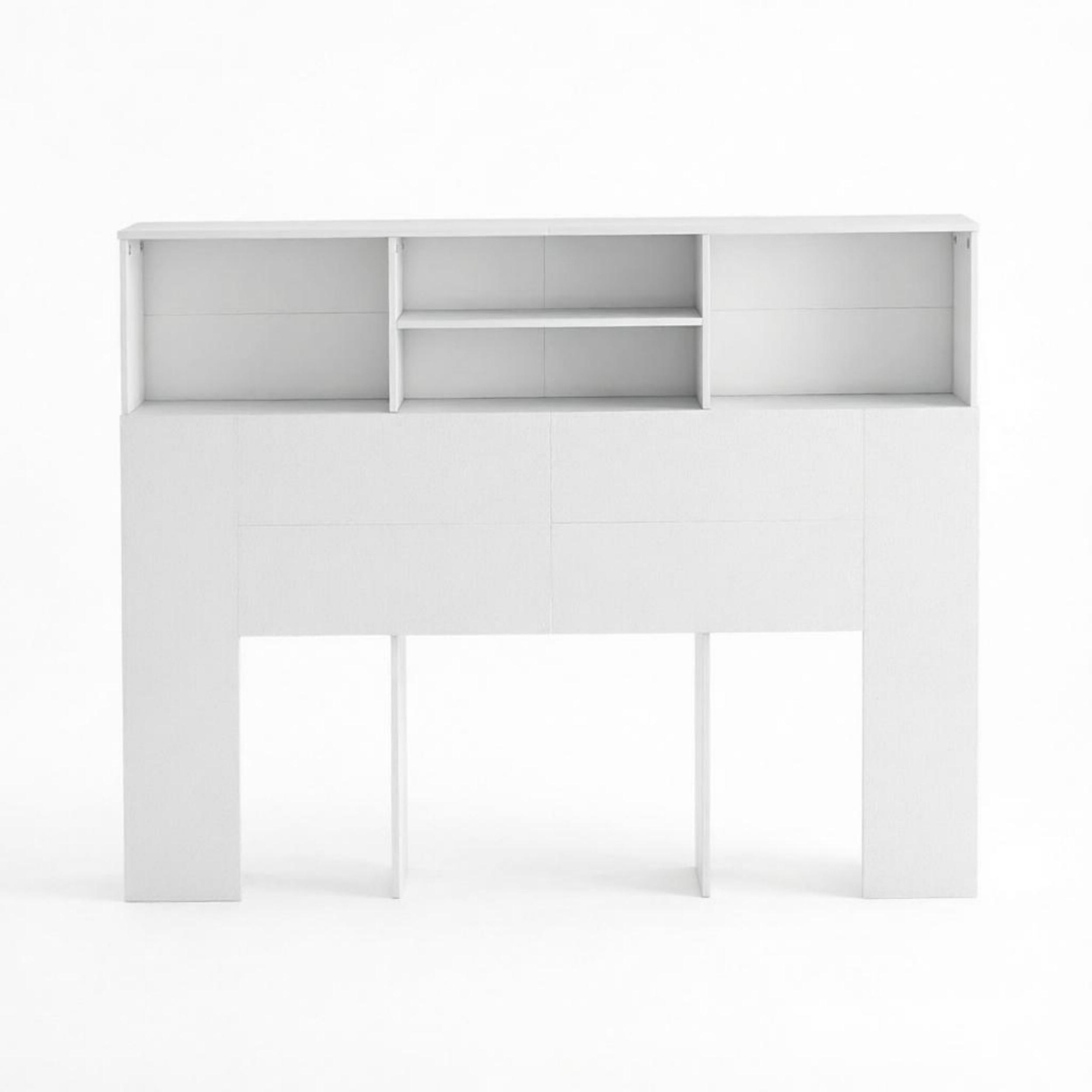 ComfortXL Bettkopf Weiß 19x103.5x140 cm