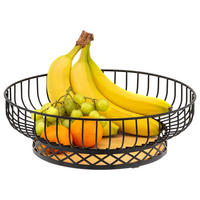 OBSTSCHALE, schwarz - Schwarz, Metall (10.5cm) - bremermann