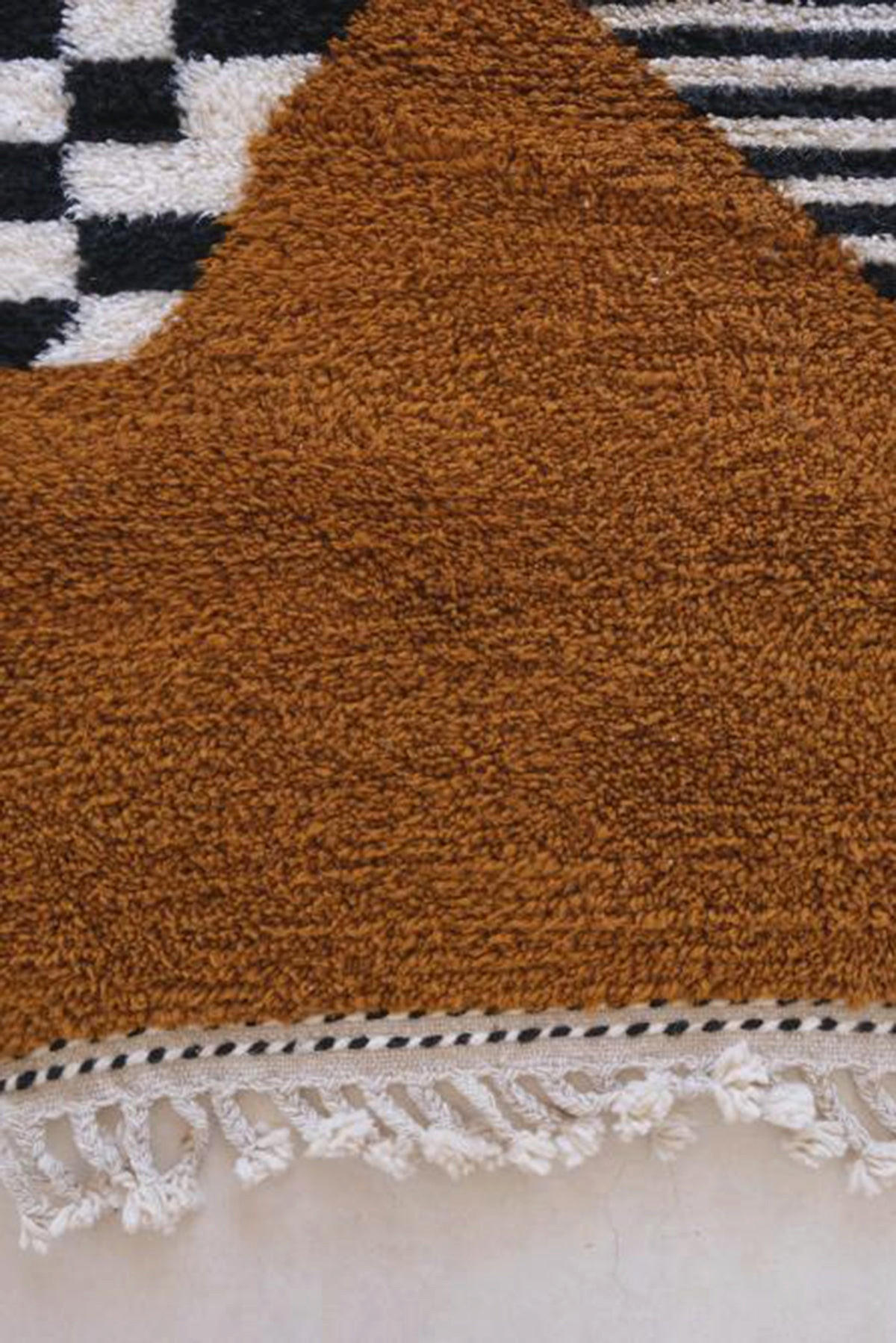 BERBERTEPPICH aus Marokko aus reiner Wolle bruin - Braun, Naturmaterialien (80/341cm) - AFK Living