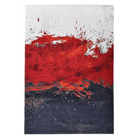 FLACHWEBETEPPICH Cosima 80x160 cm - Rot, Textil (80/160cm) - Gino Falcone