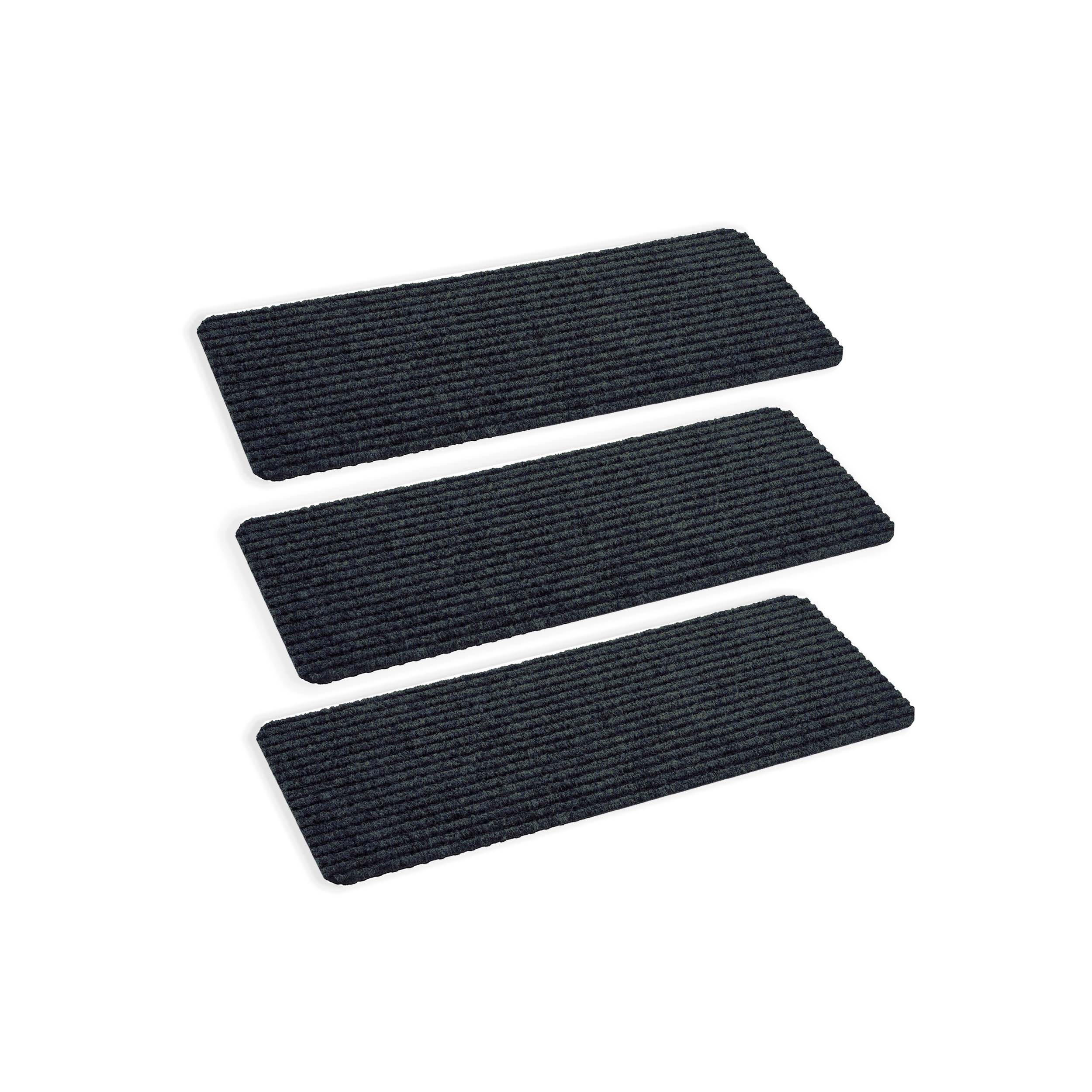 FUSSMATTE INNEN RB 3ER SET - Anthrazit, Textil (25/60cm) - Astra
