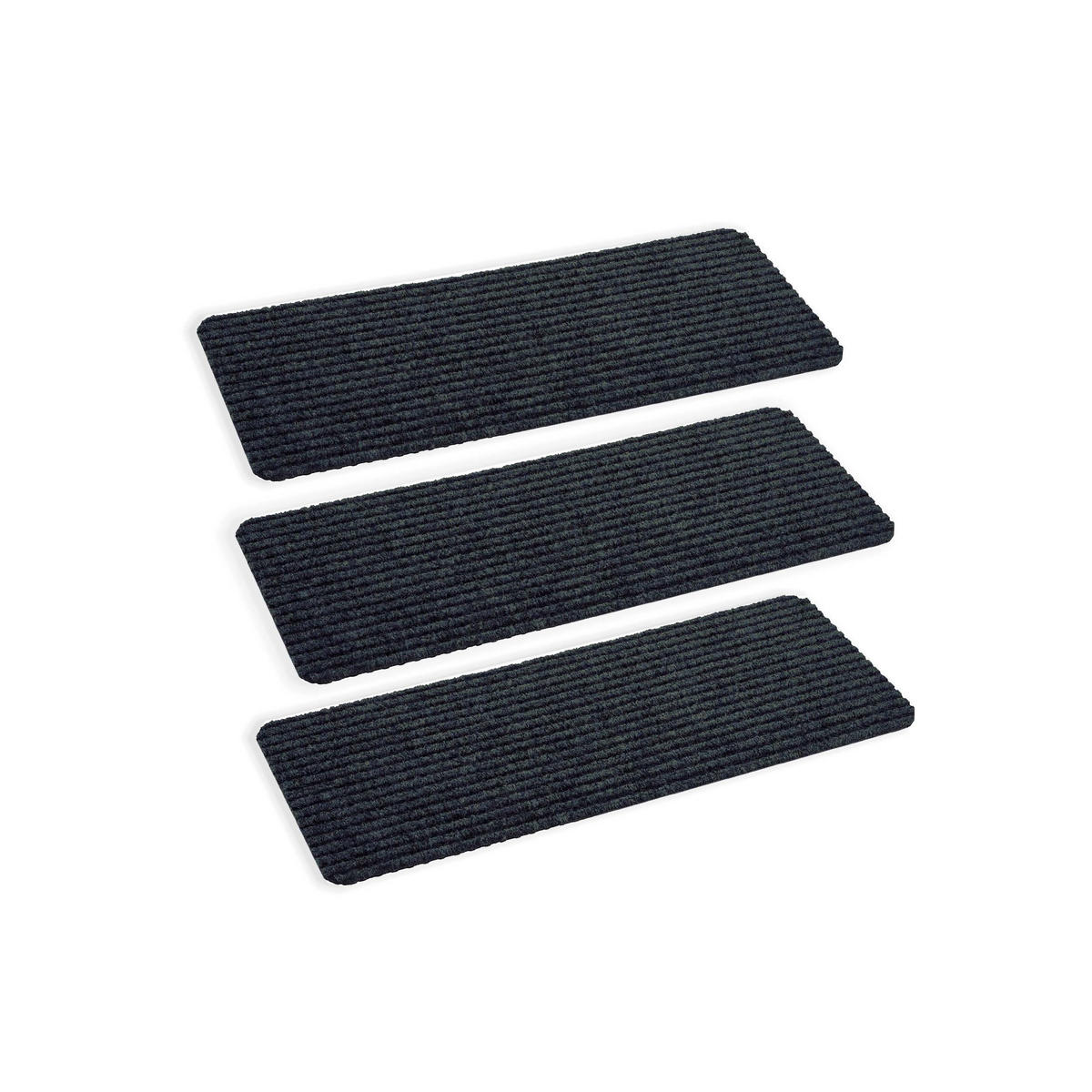 FUSSMATTE INNEN RB 3ER SET - Anthrazit, Textil (25/60cm) - Astra