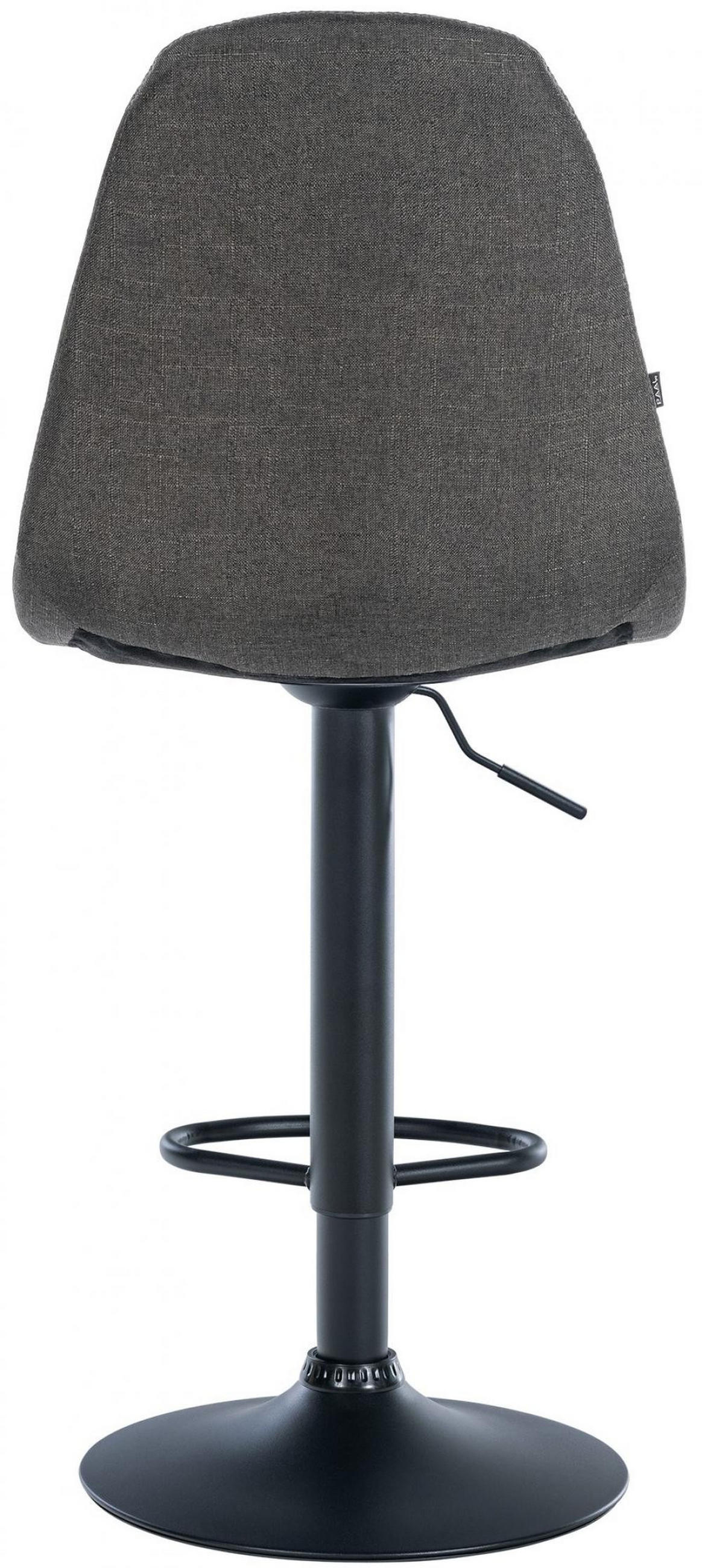BARHOCKER Metall Dunkelgrau - Dunkelgrau, Textil/Metall (47/99/56cm) - CLP