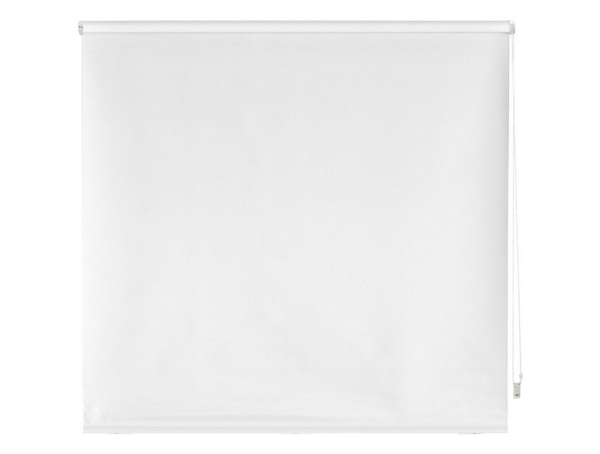 ROLLO Polyester Transluzent Weiß 130x175 - Weiß, Textil (130/175/1cm) - Purline