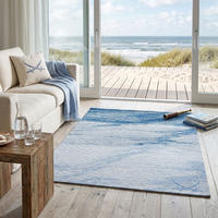 FLACHWEBTEPPICH Keitum 130x190 cm - Blau, Textil (130/130cm) - Sansibar SYLT