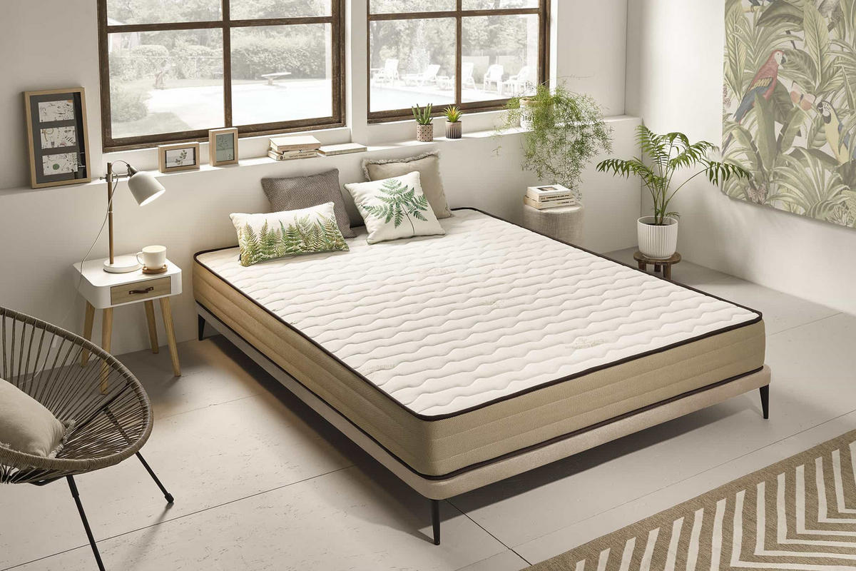 MATRATZE Bamboo Care 18cm, 80x190cm - Weiß, Textil (80/190cm) - Moonia