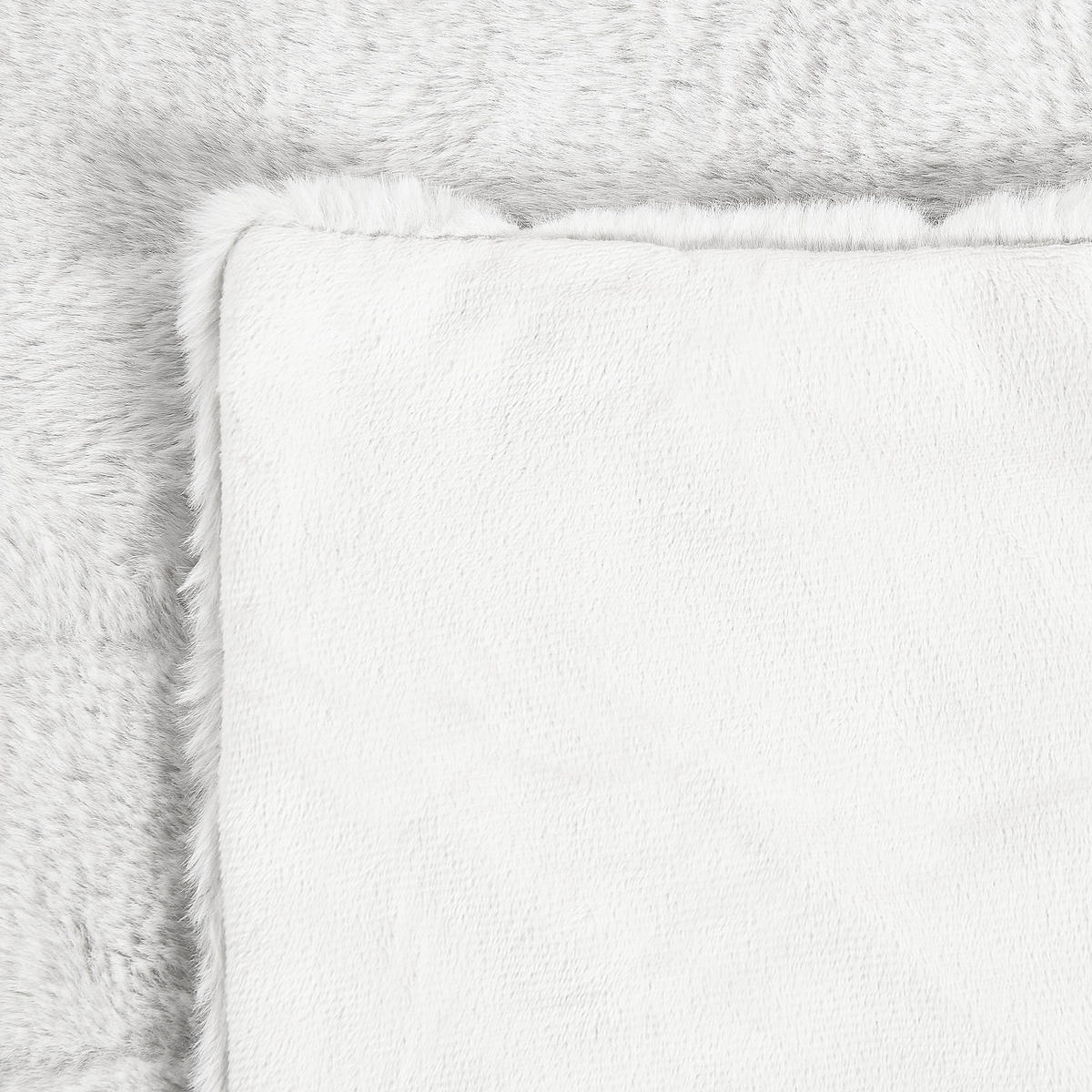 DECKE Cremeweiß Chaab 200/220 cm - Ecru, Textil (200/220cm) - Beliani