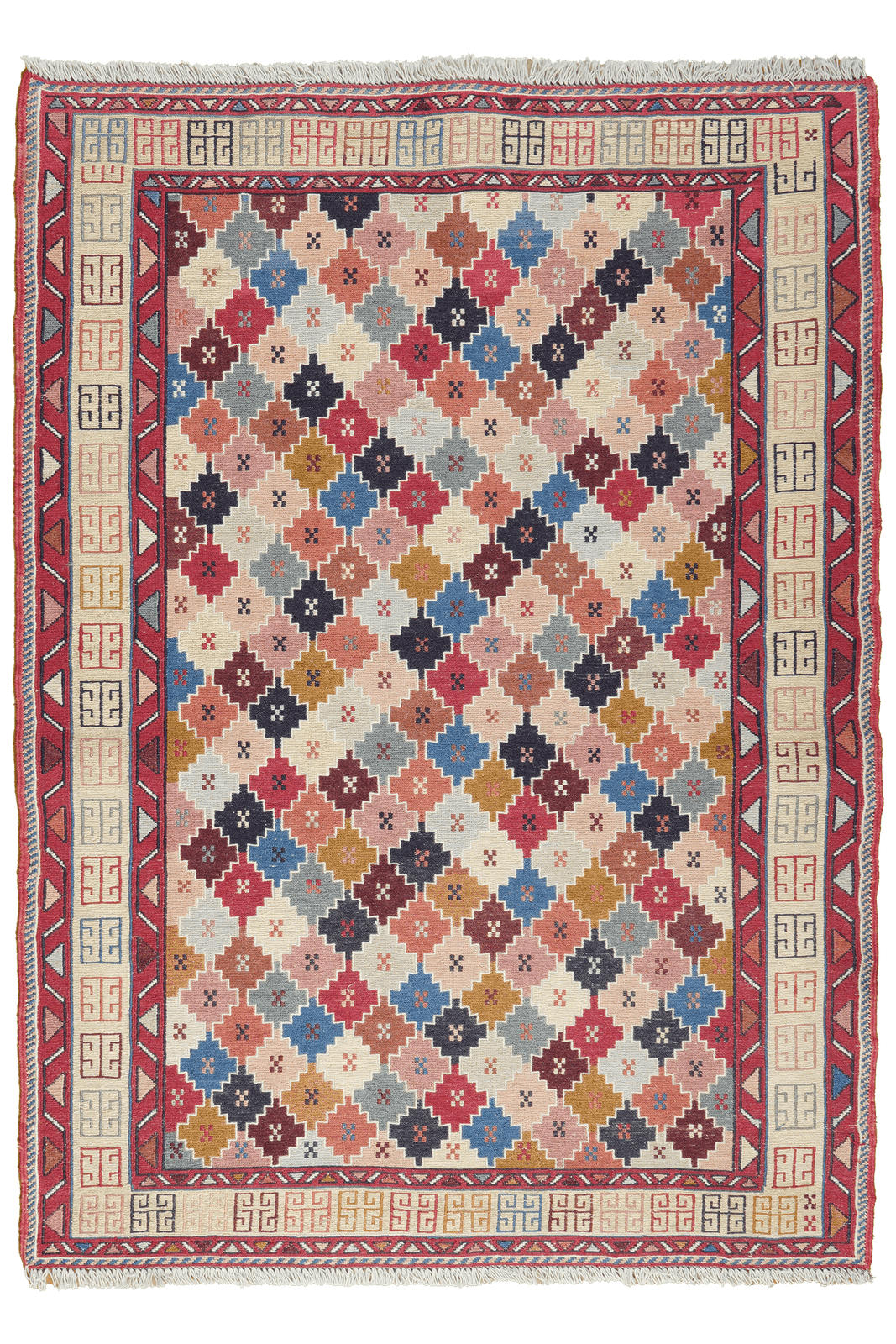 Looma Kelim-Teppich Mehrfarbig 102x143 cm