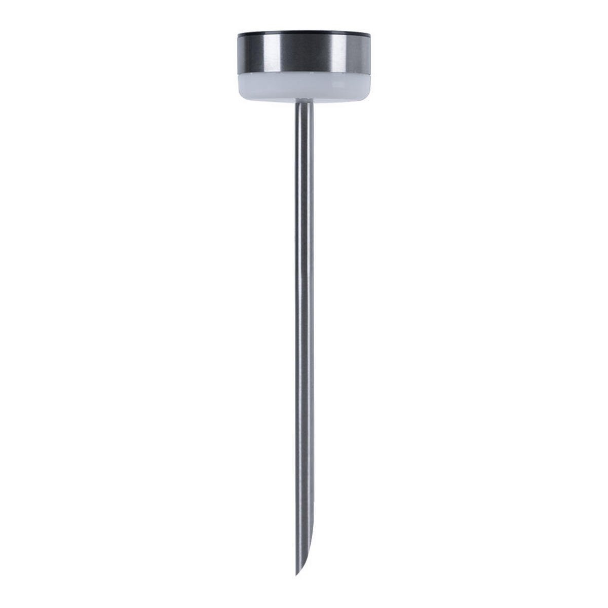 LED AUSSENLEUCHTE Edelstahl Silber 2er Set - Silberfarben, Metall (9/9/39cm)