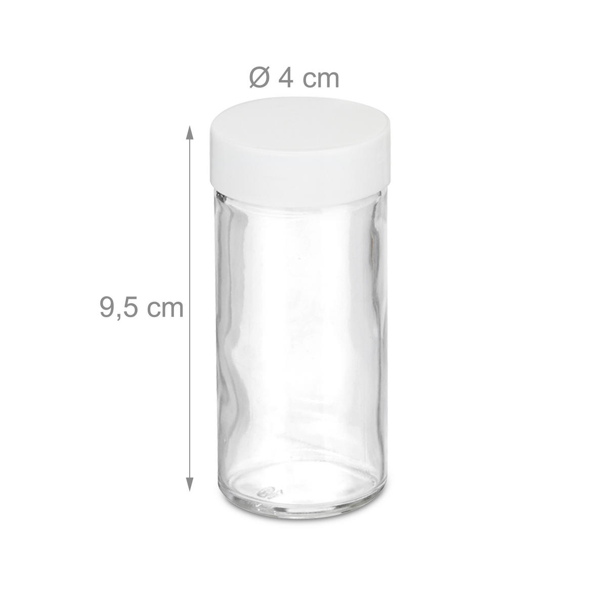 GEWÜRZKARUSSELL - Multicolor, Glas/Holz (25/28/25cm) - Relaxdays