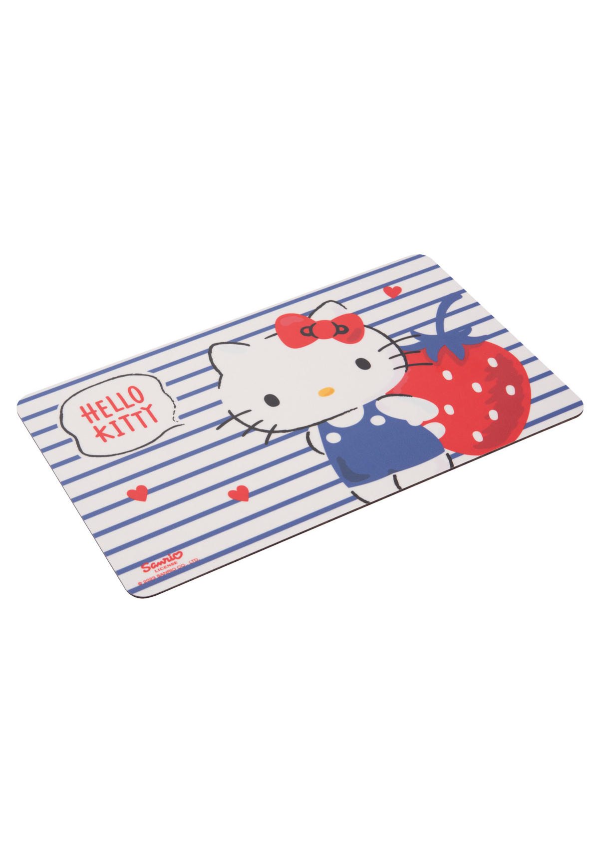 BRETTCHEN Hello Kitty Strawberry Blau/Weiß 14,5 x 23,5 cm - Multicolor, Kunststoff (14.5/23.5cm) - Hello Kitty