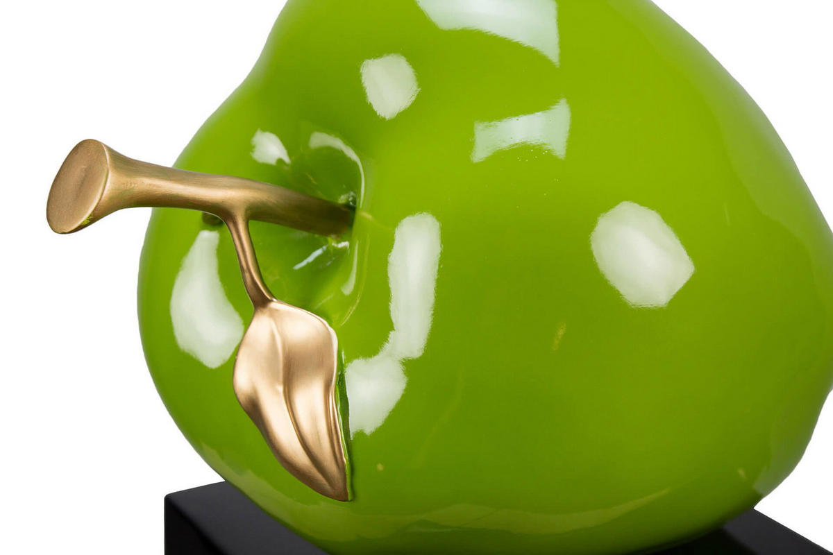 SKULPTUR Grün 31/32 cm - Grün, Stein (3/32/24cm) - KUNSTLOFT