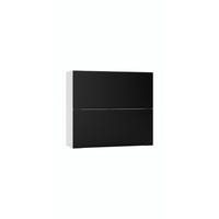 HÄNGESCHRANK W80GRF/2 - Zivora - Funktionales Design Konzept - Schwarz, Holz (80/72/30cm) - ROYAL24_MARKT
