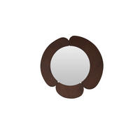 SPIEGEL Sara Braun aus Dunkles Mindiholz - Braun, Holz (110/110/3cm) - Tikamoon