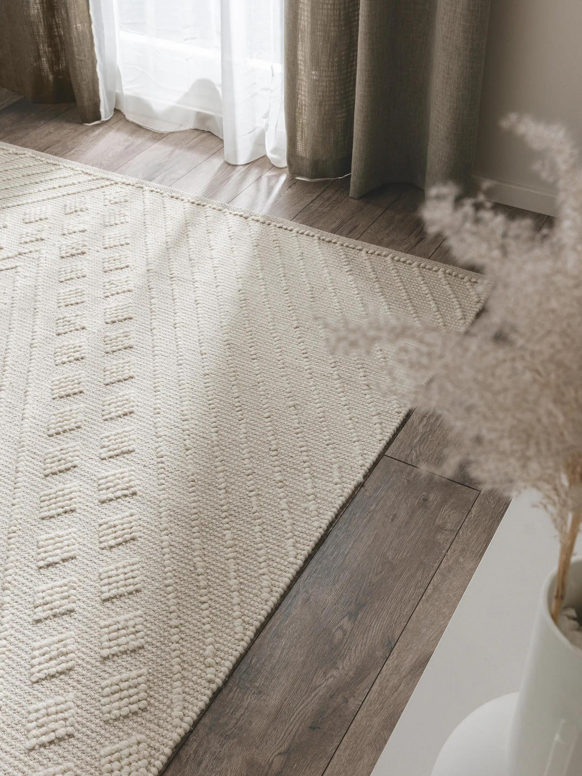 TEPPICH Jasper Cream 160x230 cm - Creme, Textil (160/230cm) - benuta Pure