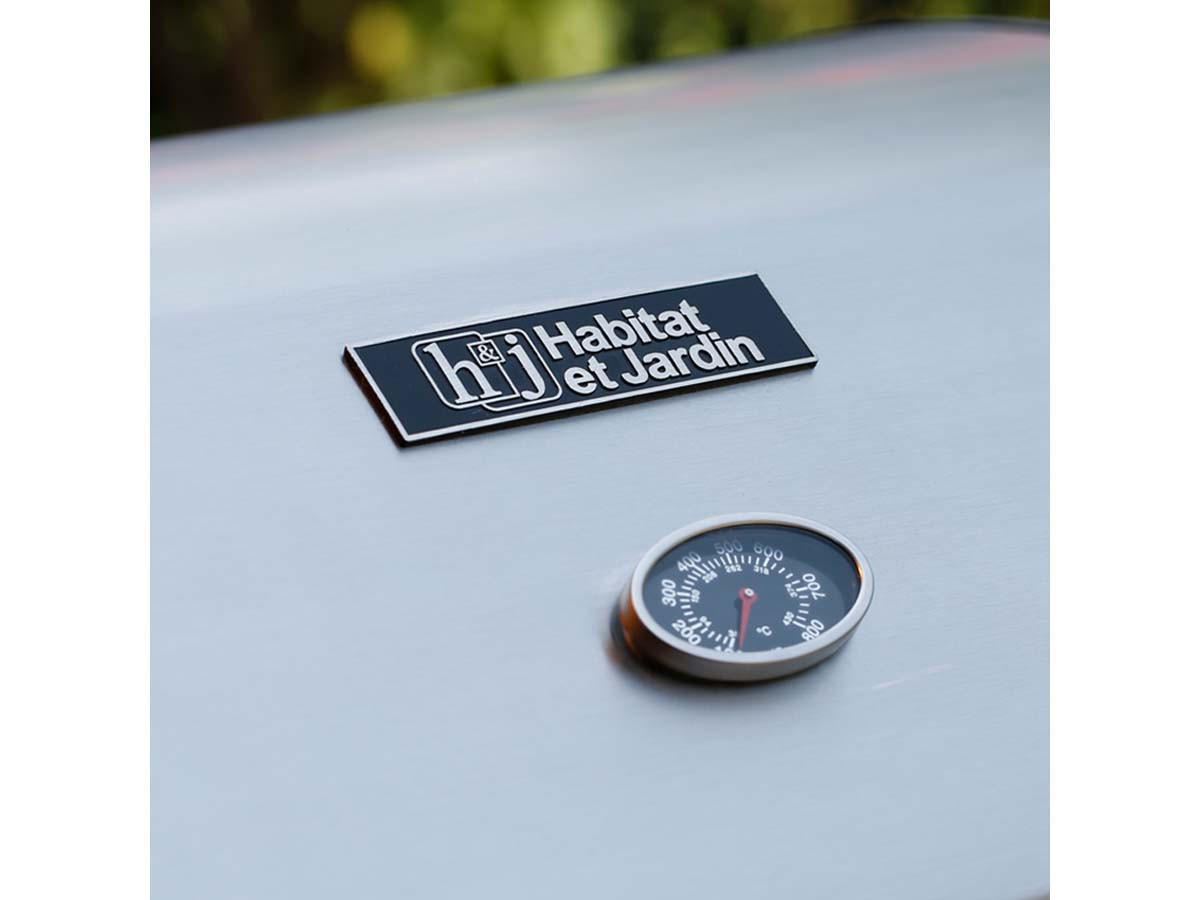 GASGRILL bingo 5 Silber - Grau, Metall (57/115/143cm) - Habitat Garten