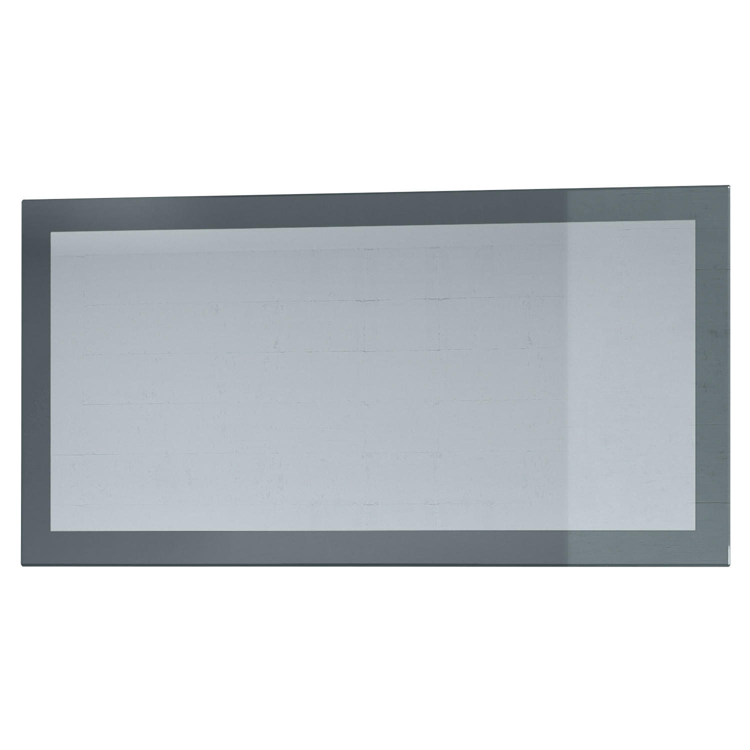 SPIEGEL Lima Grau Hochglanz - Grau, Holzwerkstoff (110/52/2cm) - Vladon