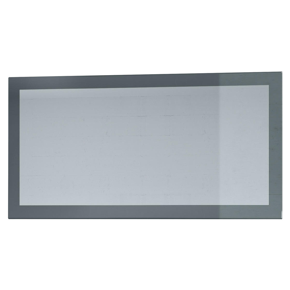 SPIEGEL Lima Grau Hochglanz - Grau, Holzwerkstoff (110/52/2cm) - Vladon
