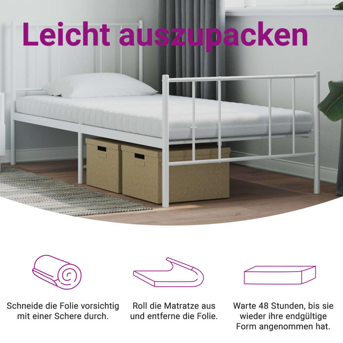TAGESBETT AUSZIEHBAR MIT SCHUBLADEN HELLGRAU 100X200 CM STOFF - Hellgrau, Holz/Textil - vidaXL