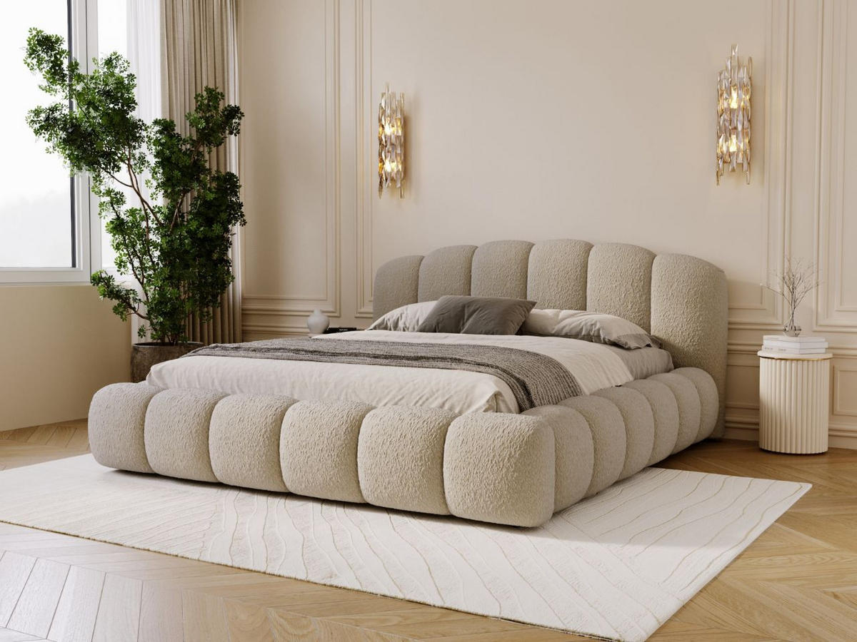 POLSTERBETT CLOUD SOFT - Beige, Textil (146/234cm) - Graingold
