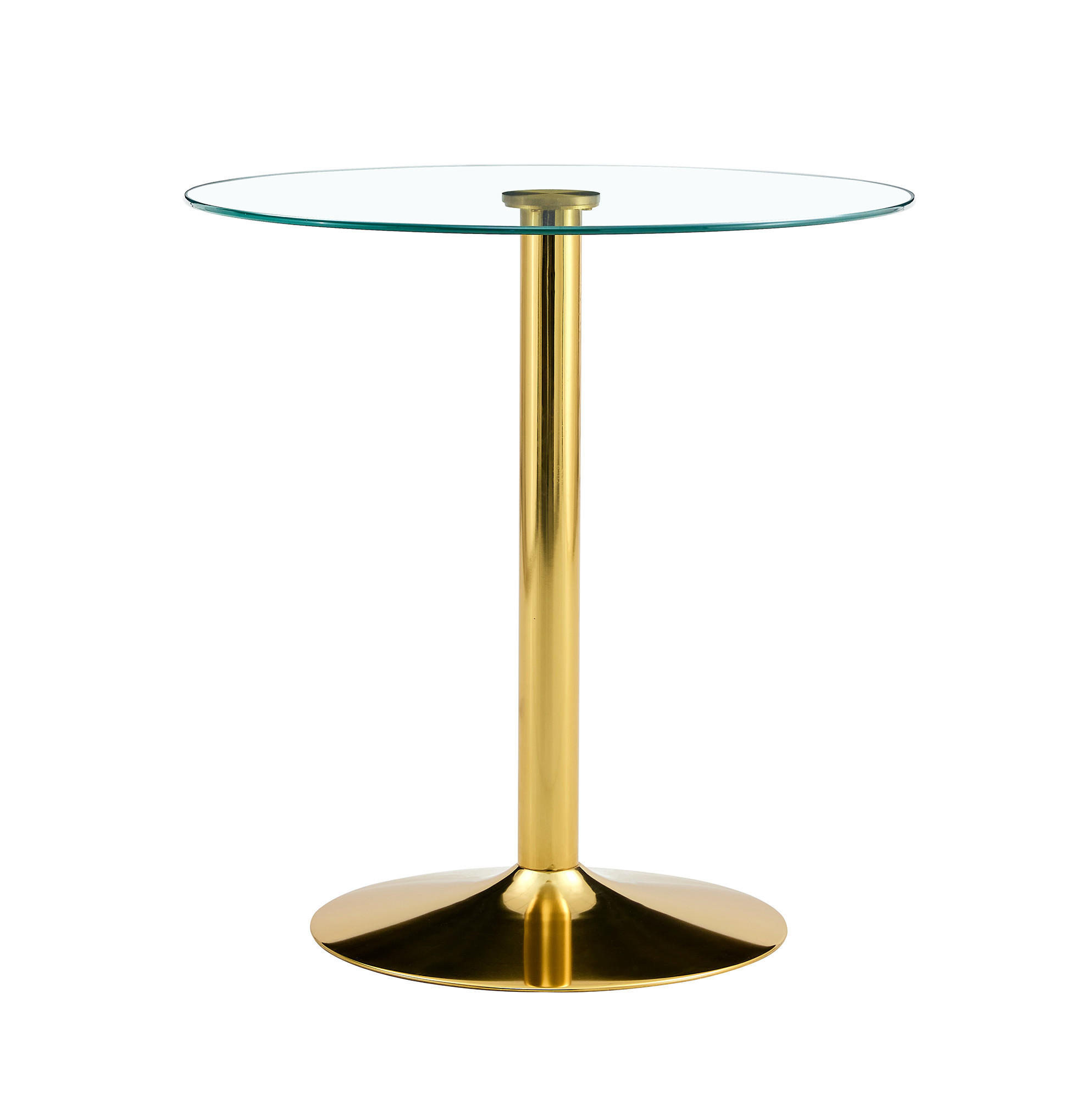 Meubliv Bartisch Gold 89x92x89 cm
