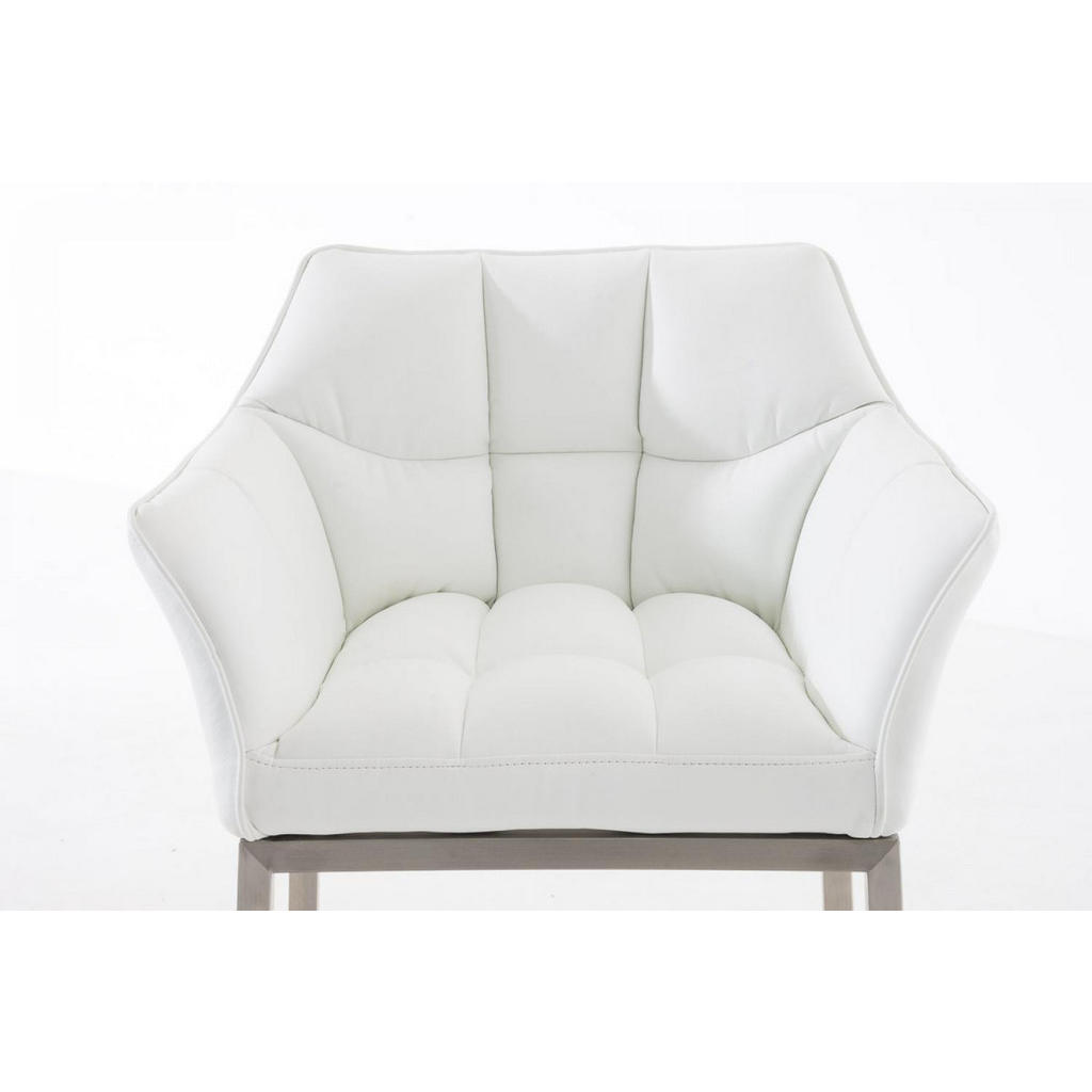 Thumbnail - CLP Barhocker, Weiß, Textil, 64x110x48 cm, Esszimmer, Barmöbel, Barhocker