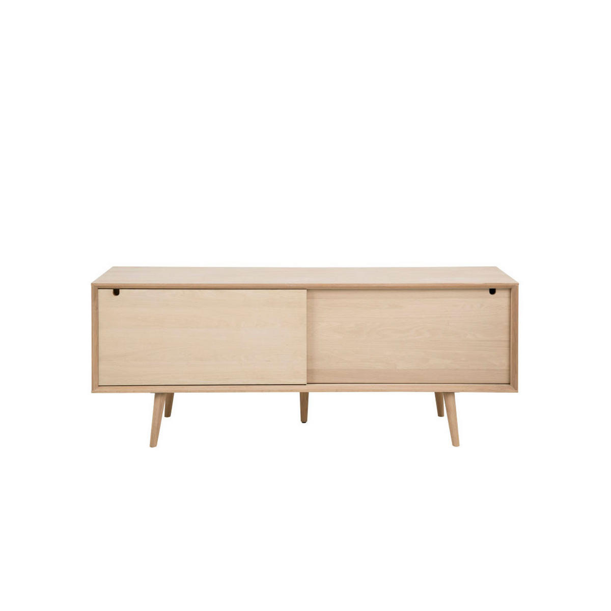 SIDEBOARD weiß - Eichefarben, Holz (180/71/45cm) - ebuy24