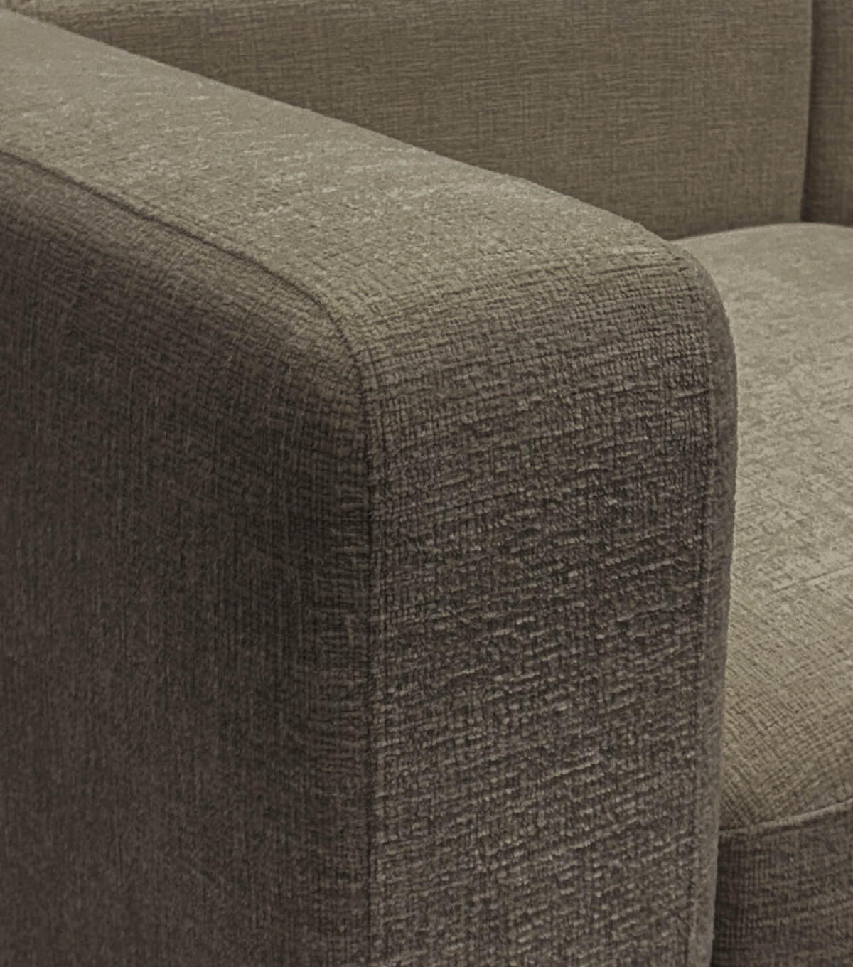 ECKSOFA modular Cubo 4-Sitzer - Braun, Textil (314/179cm) - Mokebo