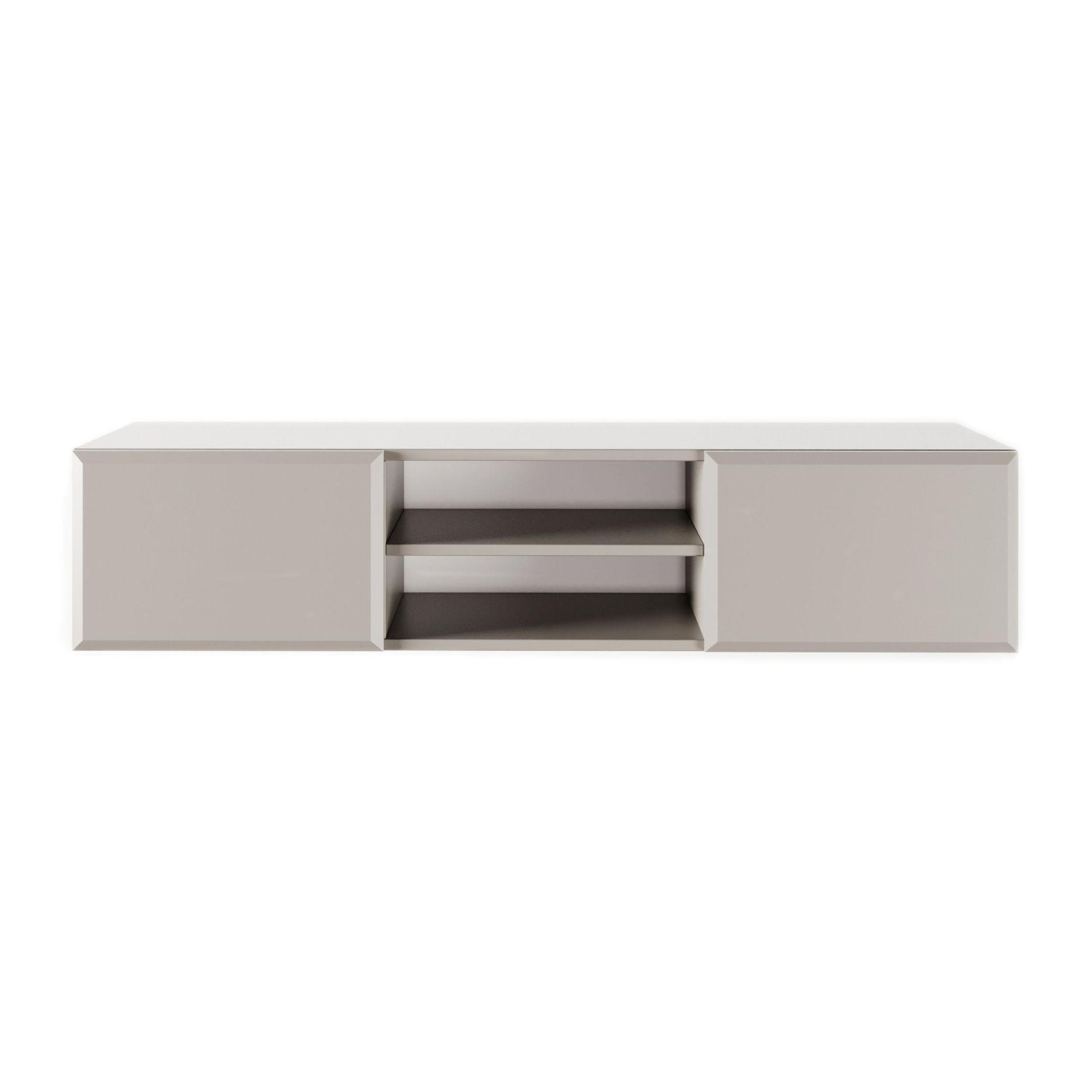 TV-HÄNGEBOARD Chocolated Beige 137 cm - Beige, Holzwerkstoff (137/30/39cm) - Selsey