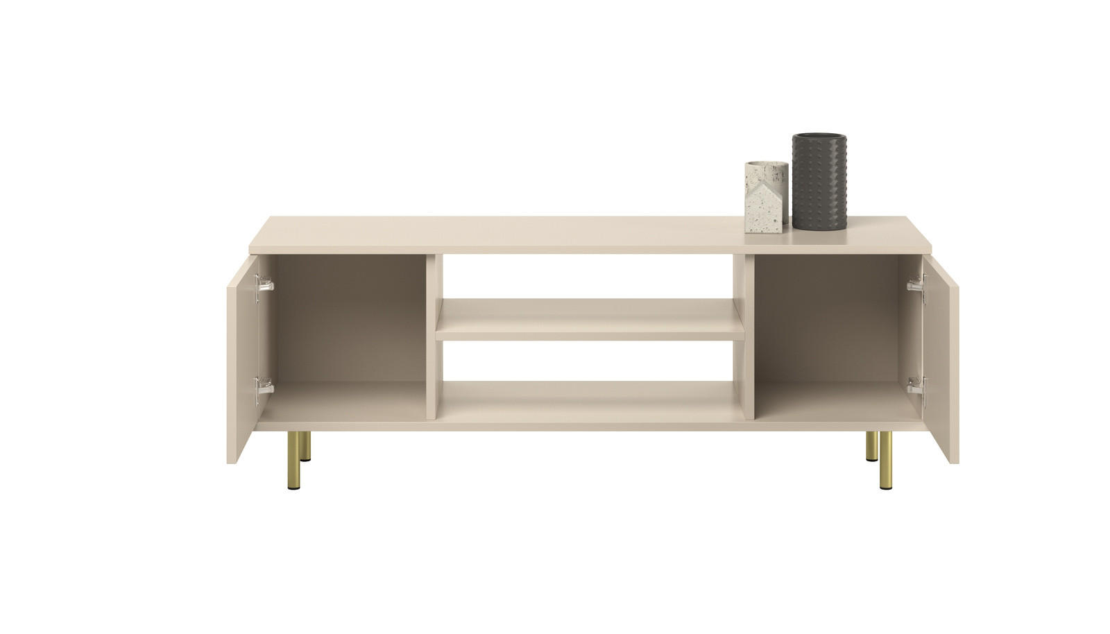 LOWBOARD Focus - Kaschmir, Holzwerkstoff (40/48/135cm) - RAUMHIRSCH FURNITURE