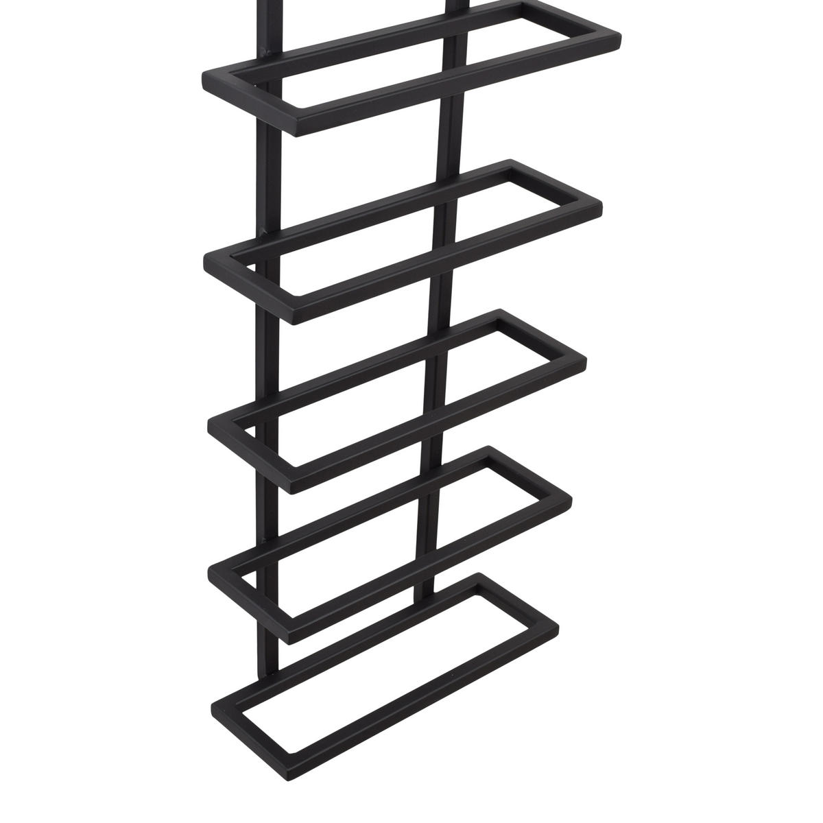 WEINREGAL Pinot Schwarz - Schwarz, Metall (27/111/11cm) - LOFT42