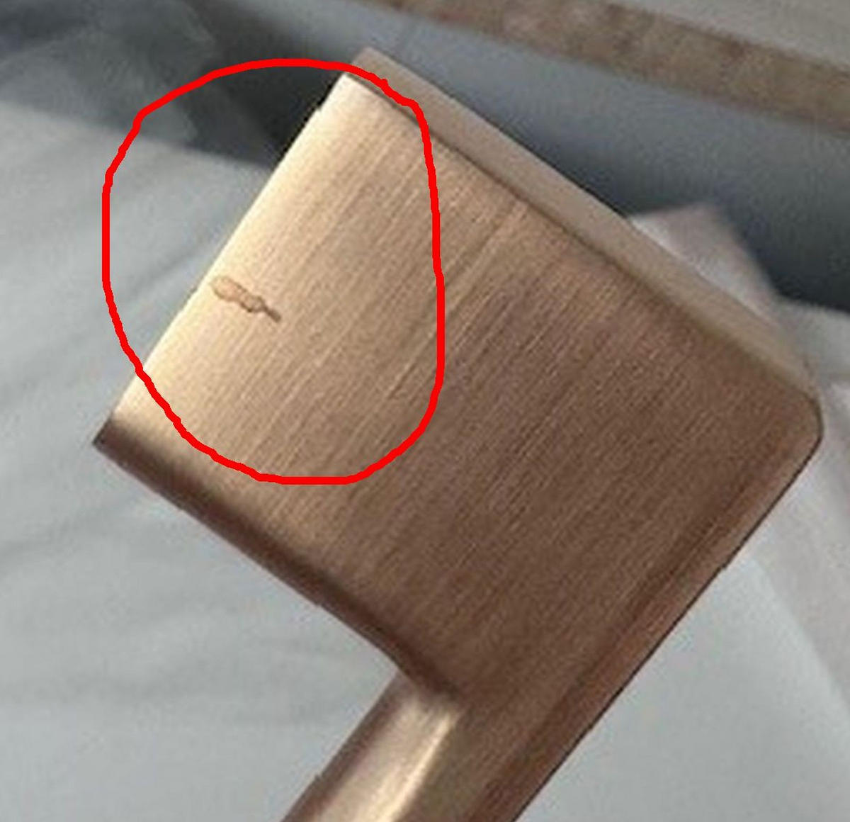 MÖBELGRIFF BA 256mm Easy Edelstahloptik B-Ware kleine Macken mit 2 Schrauben - Edelstahlfarben, Metall (0.8/2.8/29cm) - Livingpoint24