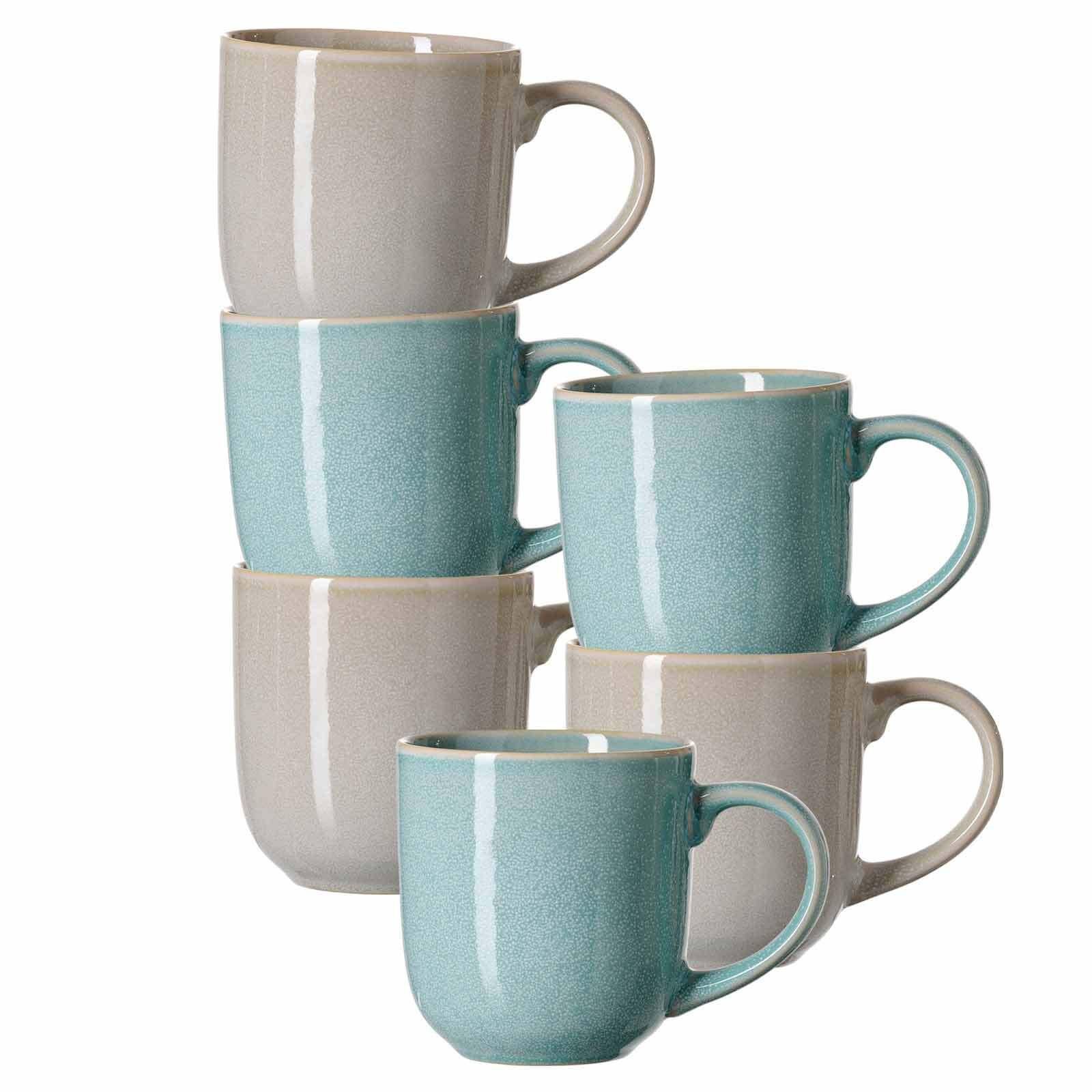 HENKELBECHER Matilda blau 400 ml 6er Set - Blau, Keramik (0.4L) - Ritzenhoff Breker