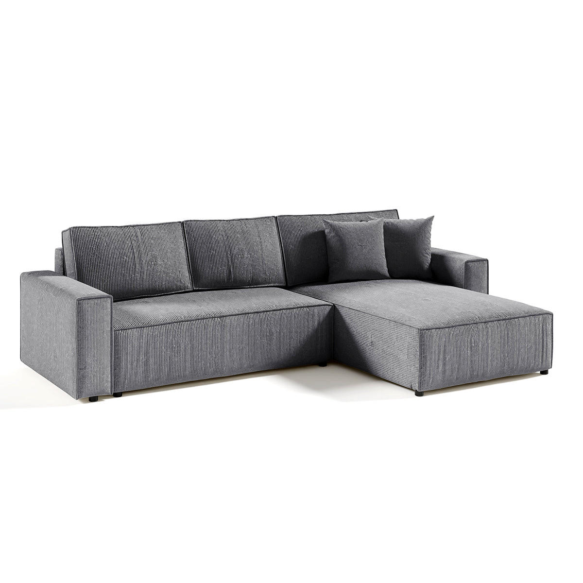 Petits-meubles Ecksofa Grau 294x185 cm