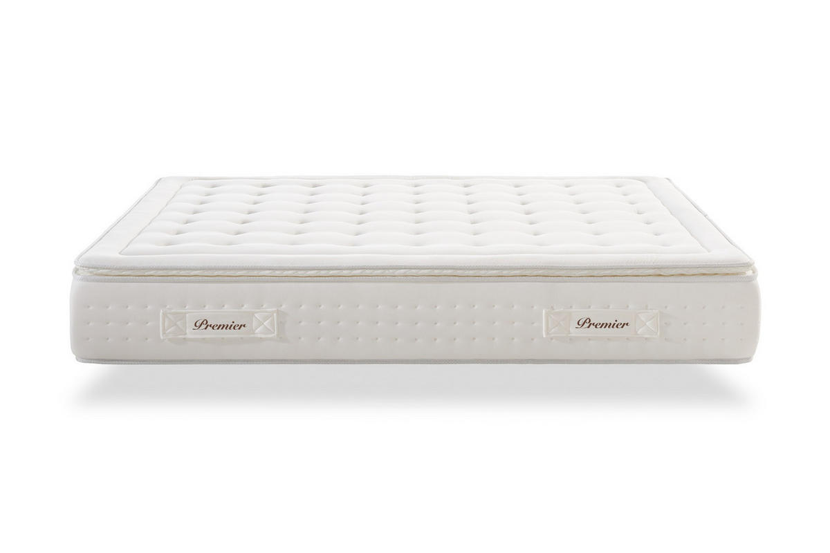 MATRATZE King Premier Multizone - 90X200 cm - Weiß, Textil (90/200cm) - Moonia