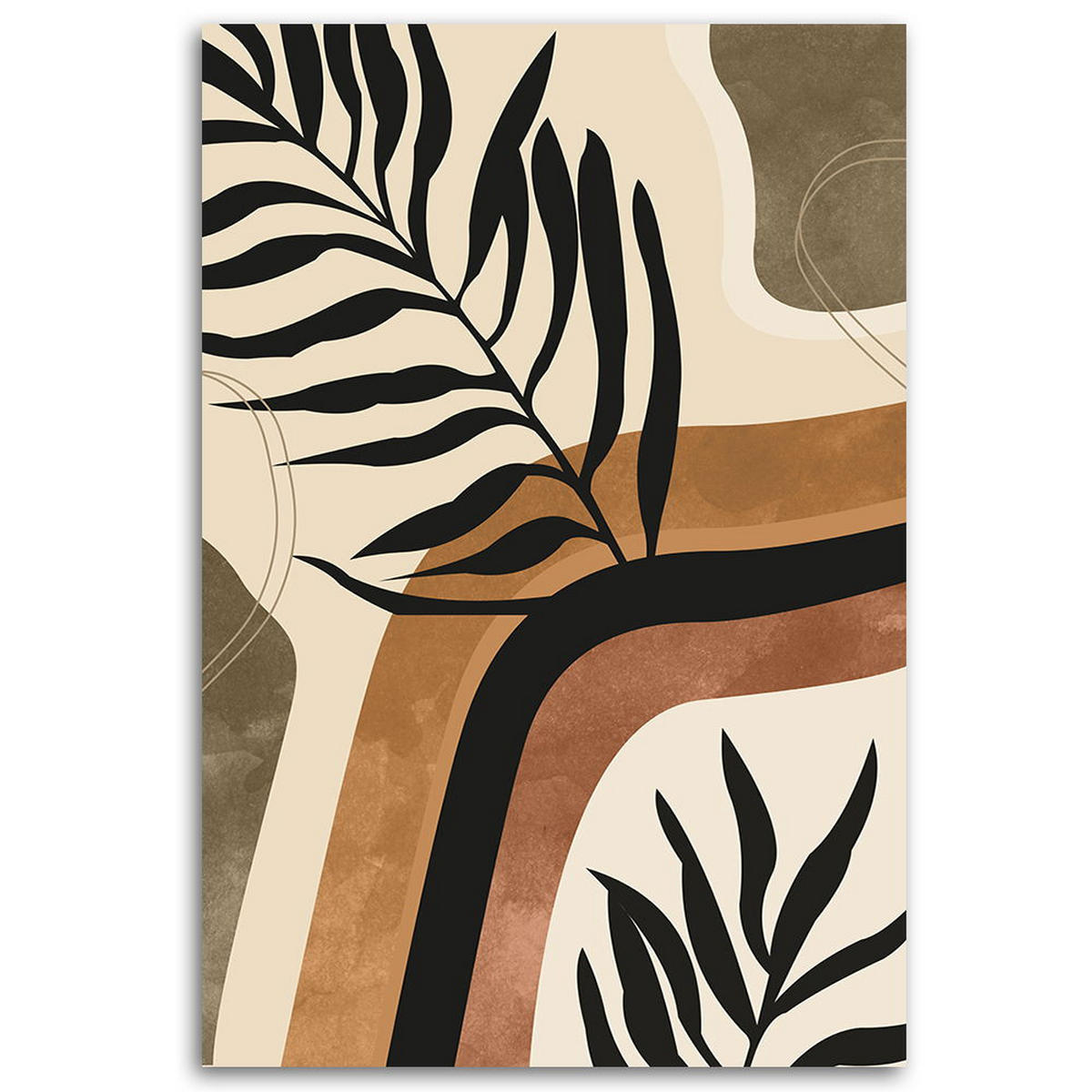 KUNSTDRUCK Beige 40/60 cm - Beige, Textil (40/60cm) - KUNSTLOFT