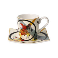 ESPRESSOTASSE Kreise im Kreis - Artis Orbis Wassily Kandinsky Bunt Fine Bone China - Multicolor, Keramik (0.35L) - Goebel