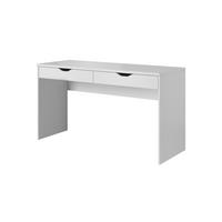SCHREIBTISCH Beta Weiß, mit Schubladen - Weiß, Holzwerkstoff (50/138/76cm) - Bettso